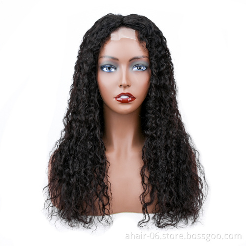 New Style 2*4 Lace Closure Wig 10A Nature Color Straight Cheap Comfortabl Brazilian Hair Wigs Wholesale In Stock,100% Human Hair